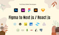 convert figma to next js or react js website