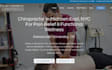 design squarespace chiropractor website clinic website medical service website