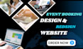 build event booking, ticketing, party rental website using wordpress and eventon