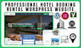 design a professional hotel booking, rental, guest lodge wordpress website