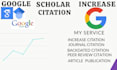 increase article citation on google scholar, backdate paper citation, publishing