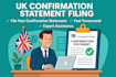 file your UK company cs01 confirmation statement