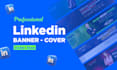 professional linkedin banner, cover, and header that stands out