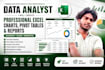 create professional excel charts, pivot tables and reports