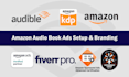 help to setup ppc ads campaign for amazon audible audiobook published by acx