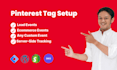 set up pinterest tag, pixel and conversion tracking with GTM