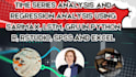 do time series analysis and regression analysis using r, rstudio, spss and excel