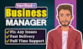 create fresh verified fb business manager and ads account