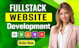be your full stack custom website developer as a python django developer