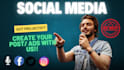 create social media posts, facebook ad image