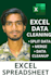 clean, format,merge,split and deduplicate excel data professionally