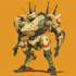 draw mecha robot character sheet design
