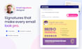 design a mobile friendly clickable email signature