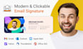 design a mobile friendly clickable email signature