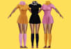 do custom 3d garment design second life clothing fashion apparel vr 3d rigging