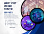 do guest post on high traffic sites to boost SEO