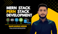 develop full stack web app using react js node js mongodb and  mysql