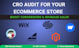 audit your wix, squarespace or magento store for higher conversions