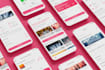 design an event management app and ticketing dashboard UI