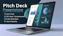 design a branded pitch deck, powerpoint presentation slides