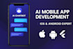 do ai mobile app development for ios, android or cross platforms