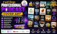 design a modern podcast cover for spotify and youtube