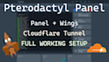 install and configure pterodactyl panel and wings and security