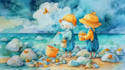 illustrate enchanting children book pages