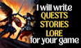 write compelling quests and lore for your indie game or ttrpg