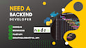 build microservices graphql or rest API with nodejs, nestjs, mongodb, fastapi