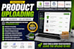 upload products to shopify woocommerce and etsy stores