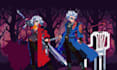 draw pixel art, 2d pixel character animation, sprite sheet, game art, pixel logo