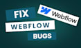 fix webflow bug, webflow animation fix, fix figma
