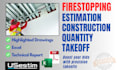 firestopping estimation construction quantity takeoff