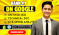 on page SEO, technical optimization, wordpress speed boost
