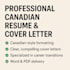 write a professional canadian resume and cover letter