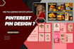 design scroll stopping branded pinterest pins for blogs products and coaches