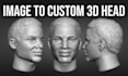 sculpt custom 3d face for your photo