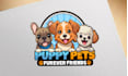 design a custom cartoon dog character or pet logo