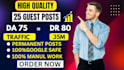 publish guest post on high da and high traffic websites