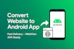 convert your website to a professional android app