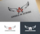 do modern high quality super angels logo design