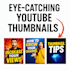 design professional youtube video thumbnails