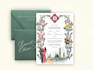 design wedding, birthday or party invitation card
