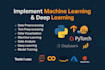 do data preprocessing, machine learning, deep learning