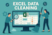 clean, format, merge, split excel data