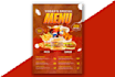 design restaurant menu and food menu