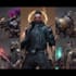 design cyberpunk and fantasy character splash art