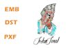 do embroidery digitizing logo into dst pes emb files