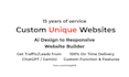 be wordpress website developer designer builder for ai, website, and software